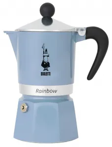Rainbow PRIMAVERA kotyogós kávéfőző 3 adag, világoskék (6541)